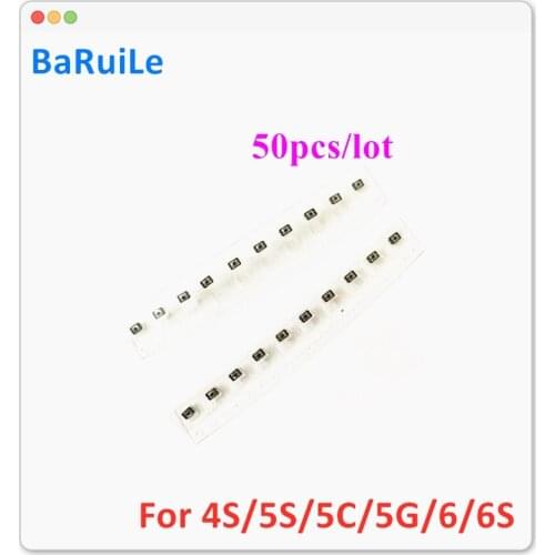 BaRuiLe 50pcs Power On Off Inner Button Control for iPhone 6 6S Plus 5 5S 4S Volume Switch Control Sets Replacement Parts