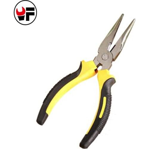 8"200mm Multi-purpose Long Nose Cutting Clamping Stripping Hand Tools Wire Cutters Stripper Color random