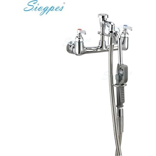 8" 203mm Wall Mount Commercial Pot & Kettle Filler Faucet Restaurant Service Equipment