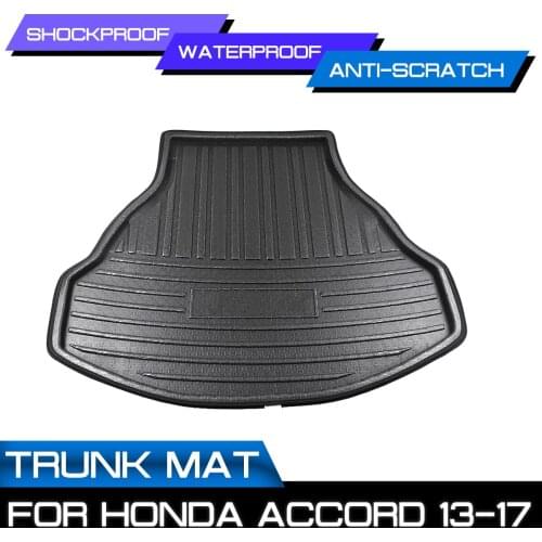 Car Floor Mat Carpet Rear Trunk Anti-mud Cover For Honda Accord 2013 2014 2015 2016 2017