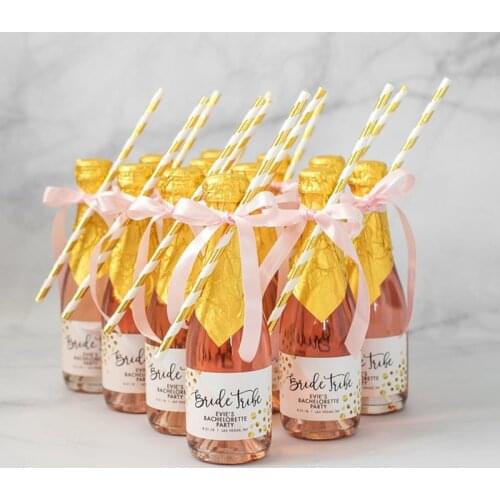 25pcs Paper Drinking Straw Birthday Wedding bridal Baby Shower bachelorette Party Gender Reveal Christmas new year decoration