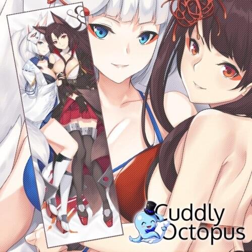 Anime Azur Lane Akagi kaga Dakimakura Hugging Body 2WAY Pillow Case Cover Japanese Pillowcase Cushion Bedding Xmas Gifts Cud
