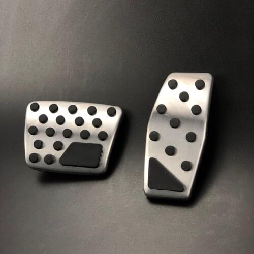 For Jeep Compass 2017 2018 Renegade 2015-2018 Fiat 500X AT Car Accelerator Brake Pedal Plate Pedals Cover Pads Accessories