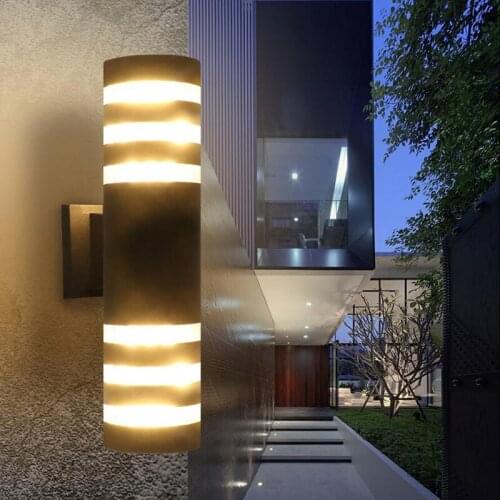 Creative LED outdoor waterproof wall light 6w10w modern European double head moisture-proof lamp corridor aisle wall lamp
