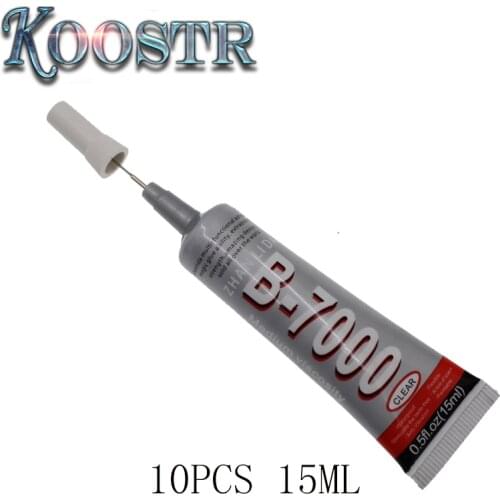 10PCS Set 15ML Multi purpose adhesive B7000 DIY Tool cellphone samsung iPhone LCD Touch Screen middle Frame housing Glue