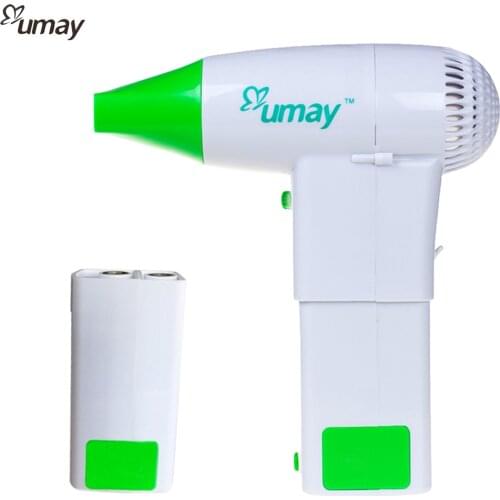 Newest Wireless Hair Dryer with Replaceable Battery Detachable Tuyere Hot and Cold Wind Two Files for Pet Baby Outdoor Camping