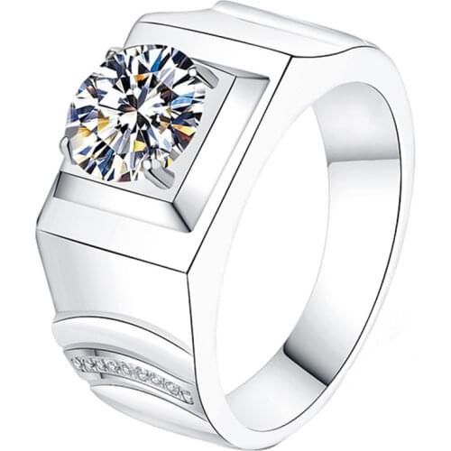 Original design craftsmanship 925 sterling silver mens anniversary ring engagement wedding with exquisite luxury and elegance