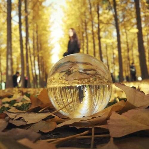 3/4cm Transparent Glass Crystal Ball Feng Shui Clear Color Magic Natural Spheres Photography Props Home Wedding Decor