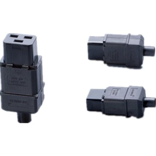 Universal 250V 16A Standard IEC320 C19 AC Electrical Power Cable Cord Connector PDU Removable socket plug