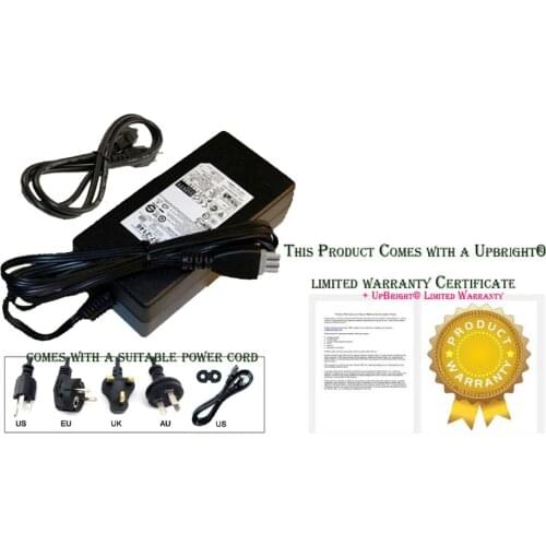 UpBright NEW AC /DC Adapter For HP Photosmart C3140 C3180 C4180 C5550 C5580 Printer Power Supply Cord Cable PS Charger Mains PSU