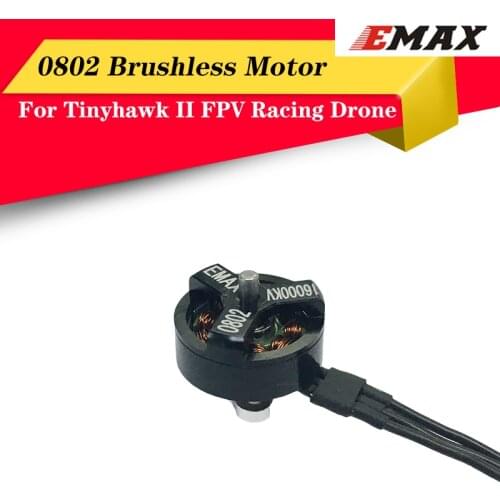 High Quality EMAX Brushless Motor 0802 16000KV for EMAX Tinyhawk II Indoor FPV Racing Drone Accessory