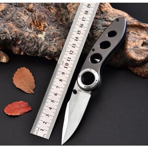 XLTOWN Stainless steel folding knife multi-function outdoor release tool household fruit knife gift knife