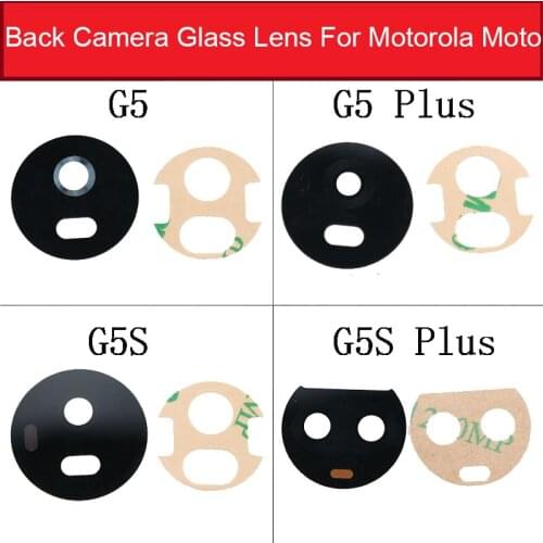 Rear Camera Lens Cover For Motorola G5 Plus G5s Plus Back Camera Glass Protection Lens Module Frame With Adhensive Sticker