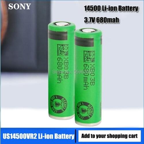 New 100% Original 14500 680mah US14500VR2 14500 battery charger for electronic tooth brush for Turmera 14500 battery
