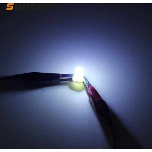 10X 2W T4.2 LED Neo Wedge Switch Radio Climate Control Bulb Instrument Dashboard Dash Indicator Light Bulb Ac Panel Bulb Free