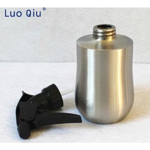 380ML Stainless Steel Oiler Oil Spray Bottle Fuel Injector Sprayer Pot Gravy Boats Kitchen Tool Injection BBQ useful 5pcs/lot