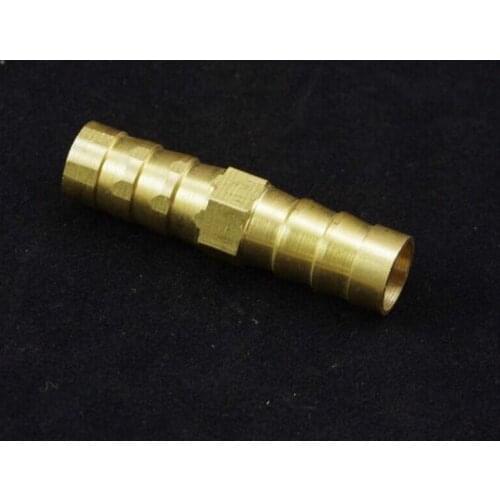 5pcs 2 ways 12mm BSP Straight Hose Barbed Connection Pipe Brass Coupler Adapter Brand New
