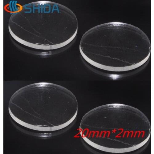 50Pcs High Clear Anti Slip 20mm*2mm Self-Adhesive Plain PVC Rubber Bumpers Feet Pads Shock Absorber for Cabinet or Glass Table