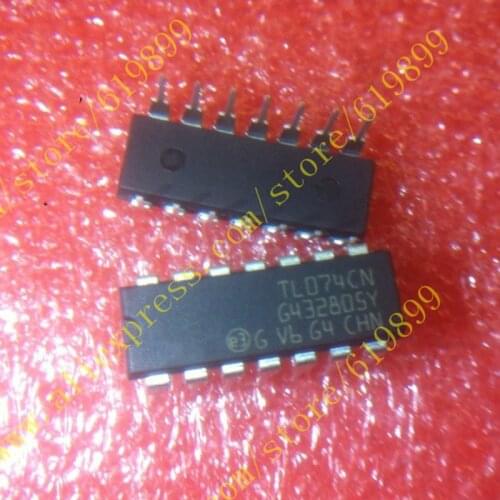 50pcs TL074 TL074CN DIP-14 Free Shipping