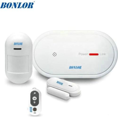BONLOR Wireless WiFi GSM Alarm System Android ios APP Control home Security Alarm System with PIR motion sensor IP camera smoke