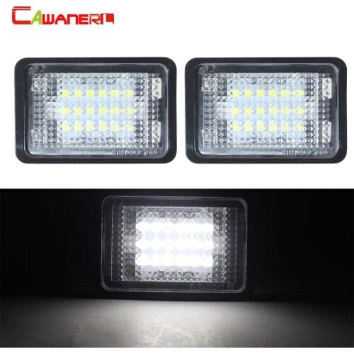 Cawanerl For Mercedes-Benz GLK CLASS X204 Made After 2007 Car Styling LED Number License Plate Light Kit White 12V Accessories