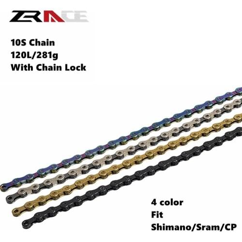 ZRACE 10 Speed Chain MTB/Road Bike 10S Chain With Chain Lock Boxed chain compatible SHIMANO/SRAM/Campagnolo