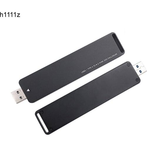 NVME Case Enclosure M.2 SSD Case M.2 USB Adapter SSD M2 SSD BOX Enclosure USB 3.1 Type-A to PCI-E M.2 NVME Mobile Hard Disk Case