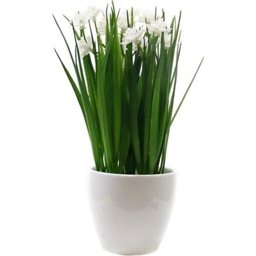 Dekorsende artificial White Floral Pot decoration artificial flower искусственный цветок