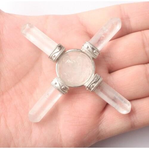 Hot Natural Amethysts Quartz Onyx Triangle Prism Cone Magic Wand Energy Tower Pendant Reiki Pendulum Charms Healing Amulet 1PCS