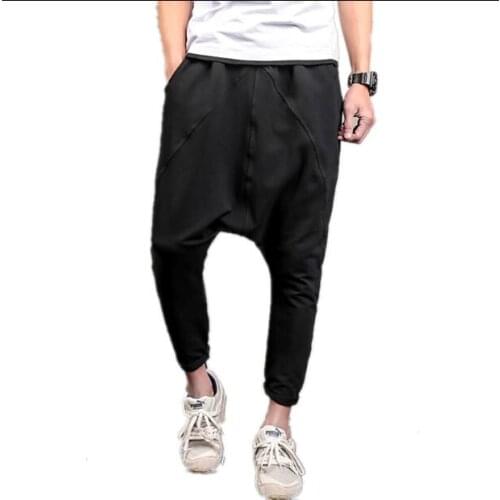 Hip Hip Pants Vintage Color Block Patchwork Corduroy Cargo Harem Pant Streetwear Harajuku Jogger Sweatpant Cotton Trousers 2019
