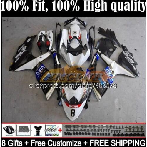 Injection For SUZUKI GSXR 750 600 CC GSXR-600 K8 08 6CL.21 GSXR750 GSXR600 08 09 10 GSXR-750 2008 2009 2010 Fairing white flames