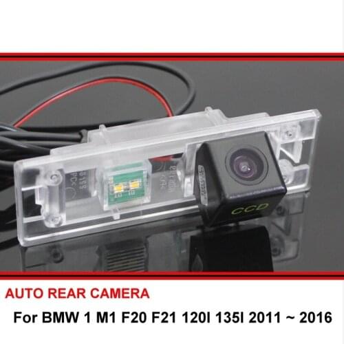 Fisheye SONY For BMW 1 M1 F20 F21 120I 135I Car Rear View Camera reverse Backup Parking Camera LED Night Vision Wide Angle