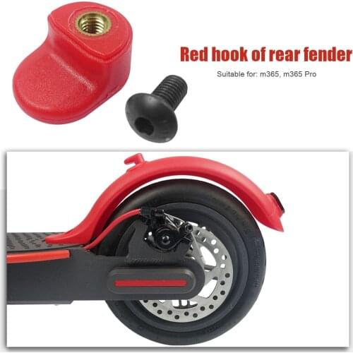 Rear Fender Hook Shield Parts Electric Lightweight Electric Scooter Back Mudguard Element Decoration for M365 M365 Pro