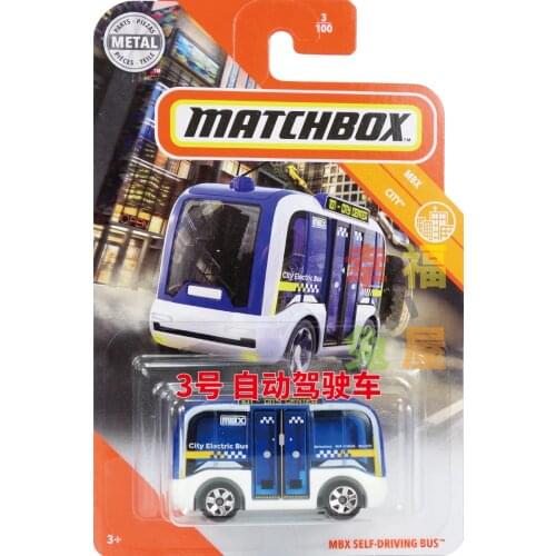 2020 Matchbox Car 1/64 MBX SELF-DRIVING BUS Metal Diecast Collection Alloy Model Car Toys