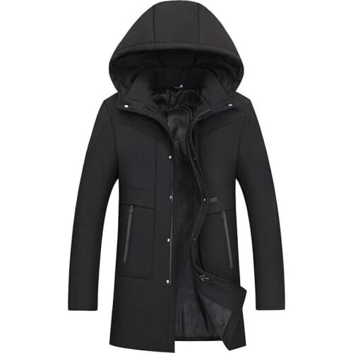 Plus size 10XL 8XL 6XL 5XL Top Quality Warm Mens Warm Winter Jacket Windproof Casual Outerwear Thick Medium Long Coat Men Parka