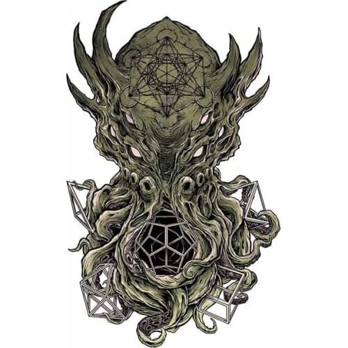 Concept for A Sacred Geometry Anime Bumper Car Stickers Decal Cartoon Waterproof Car Window Body Decorative Stickers Accessories