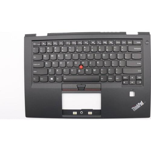 New For Lenovo Thinkpad X1 Carbon 4th Gen Palmrest Panel Bezel Cover US English Backlit Backlight Keyboard FRU 01AV154 01AV193