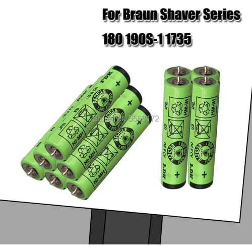 NEW For Braun Shaver Rahair Trimmer Cutter Clip Electric Toothbrush Series W809 140 150 3000 4000 1.2V battery for FDK