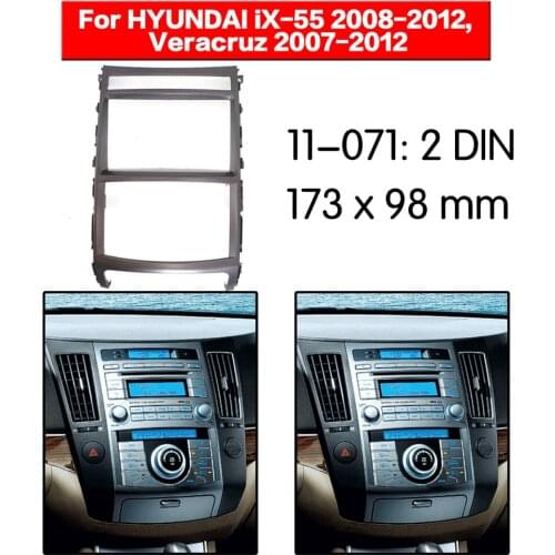 Radio Fascia for HYUNDAI iX-55 , Veracruz 2007-2012 Stereo Fascia Dash CD Trim Installation Kit 11-071