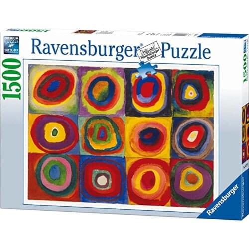 RAVENSBURGER 16377 PUZZLE 1500 pcs. KANDINSKY STUDIO on the color