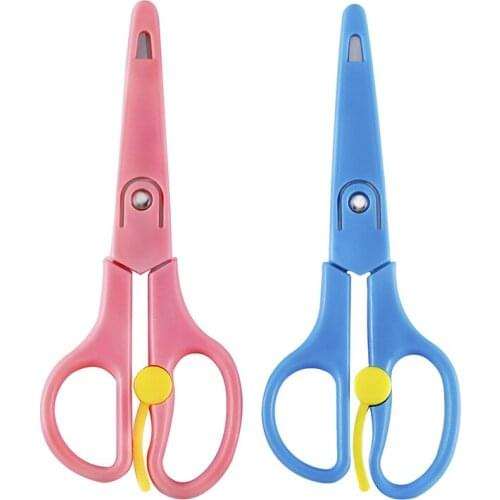 Plastic Mini Tailors Scissors for Fabric Multipurpose Stainless Steel Paper Cutting Sewing Scissors Office Clothing Supplies