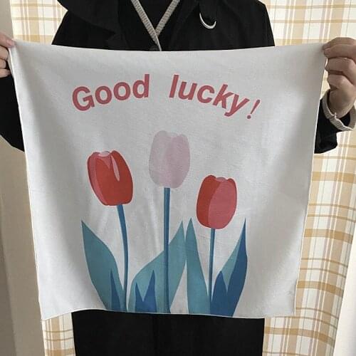 Plant Tapestry Good lucky Tulip Tapestry Home Decorative Hanging Fabric Wall Covering Flower Carpet for wall decor table decor