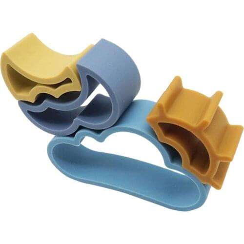 4PCS Silicone Stacking Building Block Stacker Creative Weather Cloud Snow Sun Puzzles Motor Skills DIY Fun Toy for Toddler