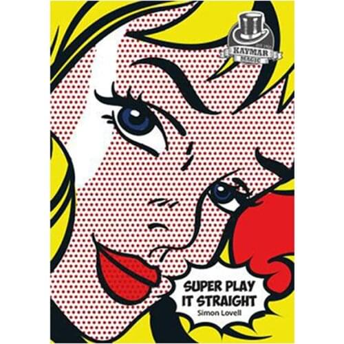 Super Play It Straight (Gimmick and Online Instructions) by Simon Levell Kayma Card Magic Tricks Double Cross Poker Illusion Fun