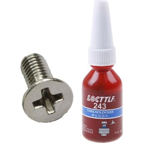 10ml Screw Glue Thread Locking Agent Sealing Anaerobic Adhesive 243 Glue Oil Resistance Fast Curing Glue for Metal Thread Glue