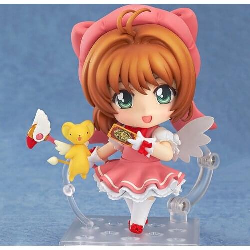 10cm Card Captor KINOMOTO SAKURA Anime Figure Toys #400 Q Ver. PVC Action Figure Toys Collection Model Doll Gift