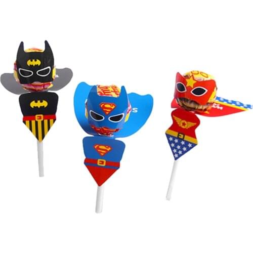 18pcs Cartoon Candy Lollipop Decoration Cards For Kids Birthday Party Supplies Candy Gift Accessories