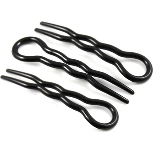 3pcs/set Twist Women Hair Fork Stick Bun Practical Quick Tools Hair Styling Clips Hairdressing Hairpins U-shaped