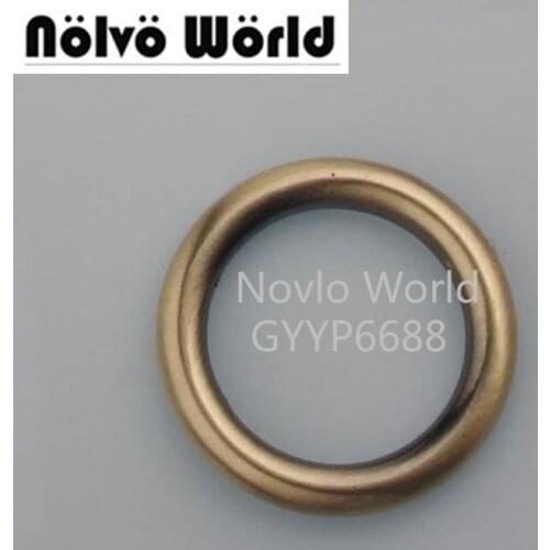 30pcs 5 colors Welded Rings 5.0mm line 1 inch 2.5cm o rings,DIY accessory alloy metal round edge o ring