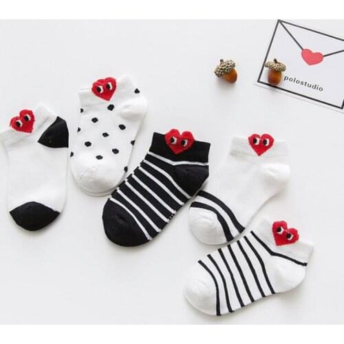 5 Pair=10PCS/lot 2020 New Dot Kids Socks Summer Thin Comfortable Breathable Cotton Fashion Baby Socks Toddler Girls for 1-5 Year